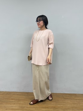 「骨ストコーデ」｜ggnakamuradesuさん（レディース・156cm）の夏コーディネート