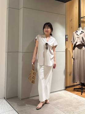 「アイテム（その他アンダーウェア/インナー）」を使った、ggnakamuradesuさん（レディース・156cm）の夏コーディネート