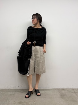 「ミリタリーシャツ」｜ggnakamuradesuさん（レディース・156cm）の春コーディネート