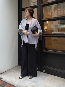 「シンプルおしゃれが好き」｜ggnakamuradesuさん（レディース・156cm）の夏コーディネート