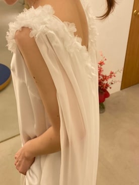 「VINTAGE（ヴィンテージ）のアイテム（ドレス）」を使った、チャーリーさん（レディース・158cm）の秋コーディネート