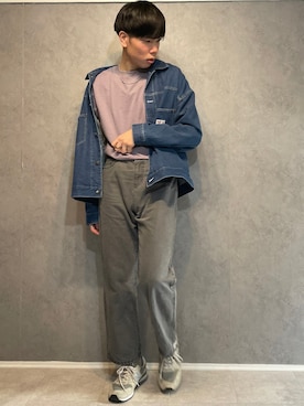 「韓国」｜「アイテム（その他）」を使った、shunさん（メンズ・180cm）の春コーディネート
