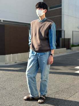 shunさん（メンズ・178cm）の春コーディネート