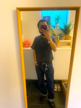 「アイテム（ブーツ）」を使った、Ａ．Ｓさん（メンズ・171cm）の夏コーディネート