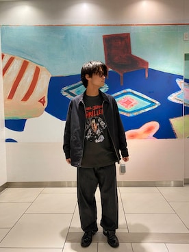 「アイテム（その他アウター）」を使った、ryutoさん（メンズ・163cm）の夏コーディネート