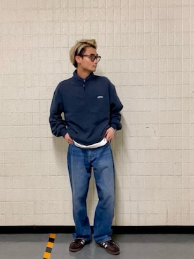 「アイテム（その他トップス）」を使った、ryutoさん（メンズ・163cm）の秋コーディネート