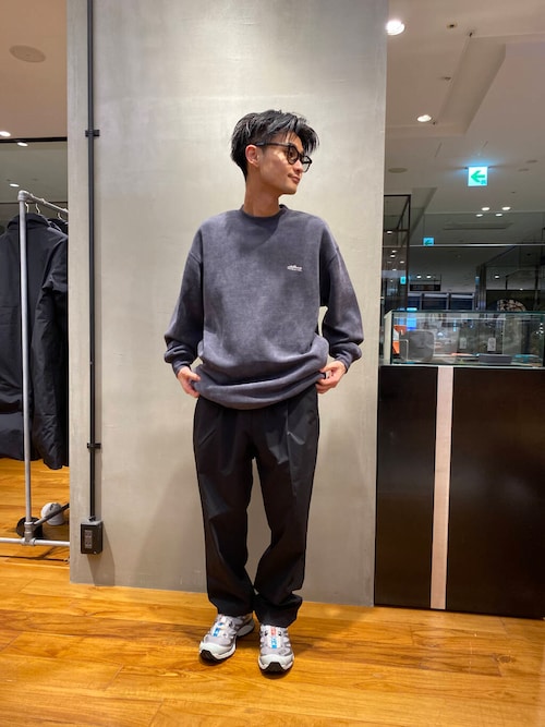 ☆tjwu☆『別注』THOUSAND MILE×UR アーバンリサーチ セール】『別注』THOUSAND MILE×UR ニットフリースクルーネック