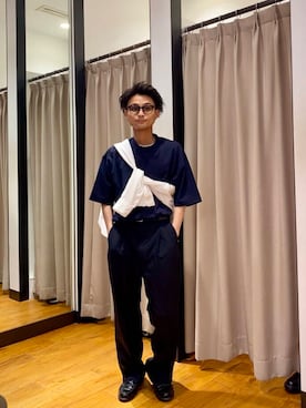 「FARAH（ファーラー）のアイテム」を使った、ryutoさん（メンズ・163cm）の夏コーディネート