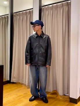 「アイテム（その他アウター）」を使った、ryutoさん（メンズ・163cm）の秋コーディネート
