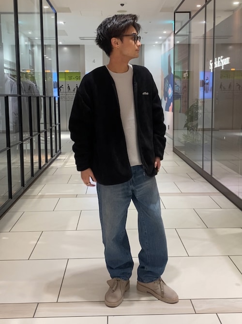 『別注』THOUSAND MILE×URBAN RESEARCH　ニットフリースカーディガン