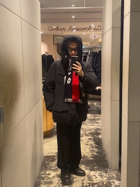 「KWD（ケーダブルディー）のアイテム」を使った、ryutoさん（メンズ・163cm）の冬コーディネート