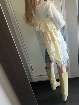 「papier（パピエ）のアイテム」を使った、eriさん（レディース・158cm）の秋コーディネート