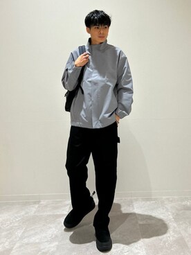 「ペインターパンツ」｜「アイテム（ブルゾン）」を使った、藤井さん（メンズ・171cm）の秋コーディネート