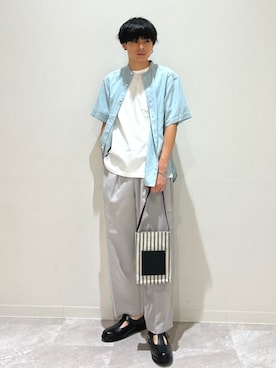 藤井さん(メンズ・171cm)の夏コーディネート