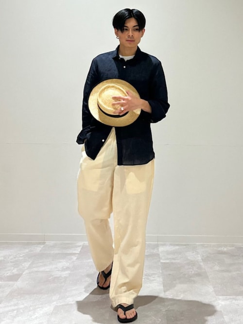 SHIPS Colors:〈接触冷感〉シルケット コットン クルーネック TEE◇