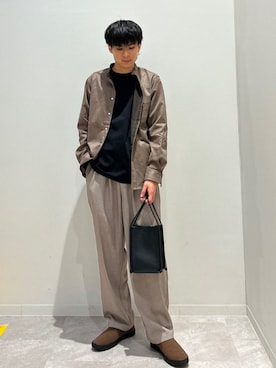 藤井さん(メンズ・171cm)の秋コーディネート