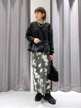 「アイテム（スウェット）」を使った、chinatsuさん（レディース・161cm・30代）の秋コーディネート