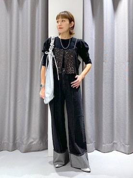 「アイテム（その他トップス）」を使った、chinatsuさん（レディース・161cm・30代）の夏コーディネート
