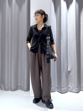 「アイテム（スウェットパンツ）」を使った、chinatsuさん（レディース・162cm・30代）の夏コーディネート
