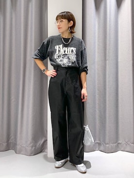 「アイテム（アクセサリー）」を使った、chinatsuさん（レディース・161cm・30代）の秋コーディネート
