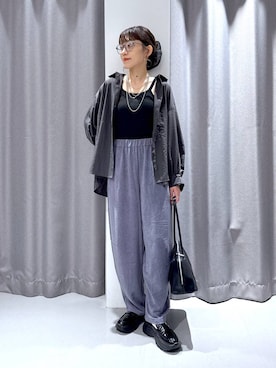 「アイテム（ピアス（両耳用））」を使った、chinatsuさん（レディース・162cm・30代）の秋コーディネート