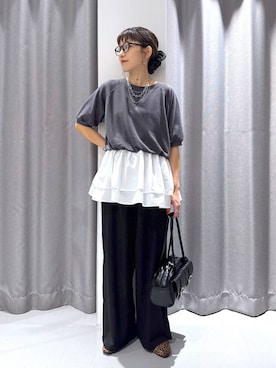 「アイテム（シュシュ）」を使った、chinatsuさん（レディース・162cm）の夏コーディネート