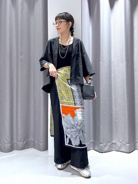 「アイテム（ヘアゴム）」を使った、chinatsuさん（レディース・162cm・30代）の夏コーディネート