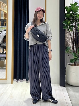 「A part by（アパートバイ）のアイテム（ネックレス）」を使った、Haruneさん（レディース・167cm）の秋コーディネート