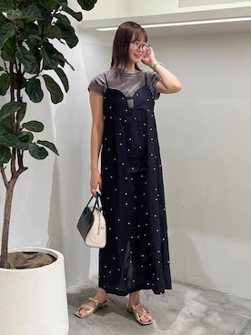 「アイテム（ワンピース/ドレス）」を使った、Haruneさん（レディース・167cm・30代）の夏コーディネート