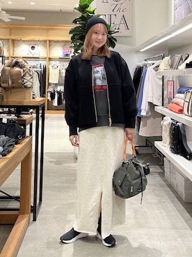 Haruneさん（レディース・167cm）の冬コーディネート