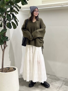 「アイテム（ハンドバッグ）」を使った、Haruneさん（レディース・167cm・30代）の秋コーディネート