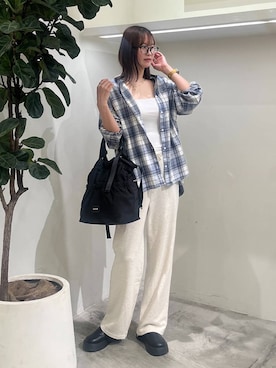「アイテム（インナーウェア/肌着）」を使った、Haruneさん（レディース・167cm・30代）の夏コーディネート