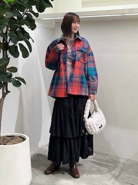 「BEVERLY HILLS POLO CLUB（ビバリーヒルズポロクラブ）の【BEVERLY HILLS POLO CLUB】シャギーCPOジャケット（その他アウター）」を使った、Haruneさん（レディース・167cm・30代）の秋コーディネート