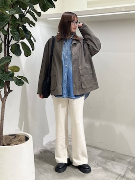 「アイテム（ブルゾン）」を使った、Haruneさん（レディース・167cm・30代）の秋コーディネート