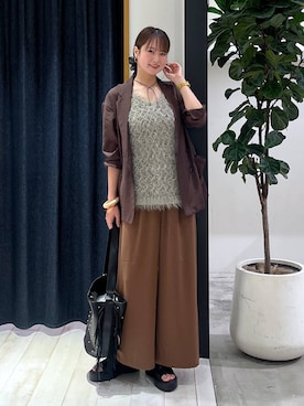 「アイテム（テーラードジャケット）」を使った、Haruneさん（レディース・167cm・30代）の夏コーディネート