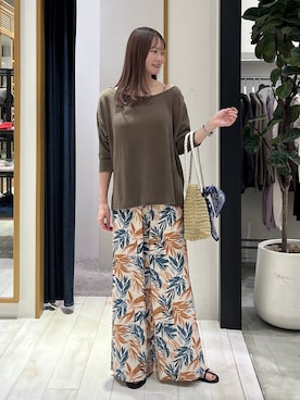 「アイテム（アンダーウェア）」を使った、Haruneさん（レディース・167cm）の夏コーディネート