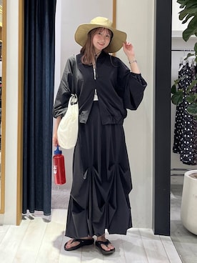 「HEREIAM（ヘレイアム）のアイテム」を使った、Haruneさん（レディース・167cm）の春コーディネート