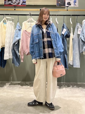 Haruneさん（レディース・167cm）の冬コーディネート