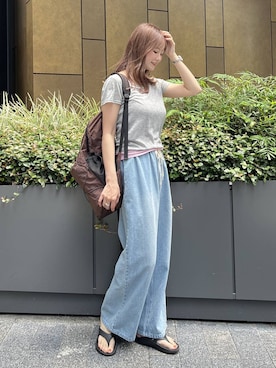 Haruneさん(レディース・167cm)の夏コーディネート