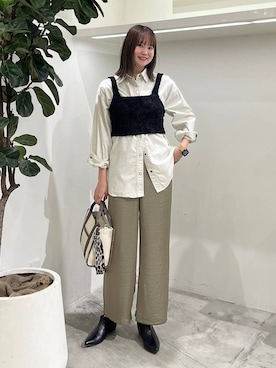 「アイテム（その他トップス）」を使った、Haruneさん（レディース・167cm・30代）の秋コーディネート