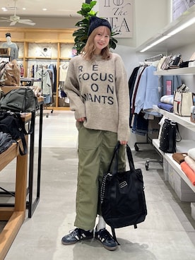 Haruneさん（レディース・167cm）の冬コーディネート