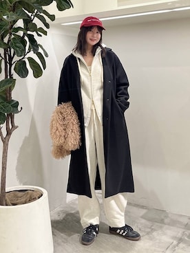 「アイテム（スウェットパンツ）」を使った、Haruneさん（レディース・167cm・30代）の秋コーディネート