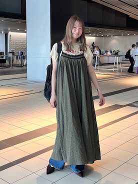 Haruneさん(レディース・167cm)の夏コーディネート