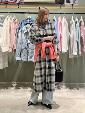 Haruneさん（レディース・167cm）の冬コーディネート