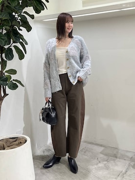「アイテム（インナーウェア/肌着）」を使った、Haruneさん（レディース・167cm）の秋コーディネート