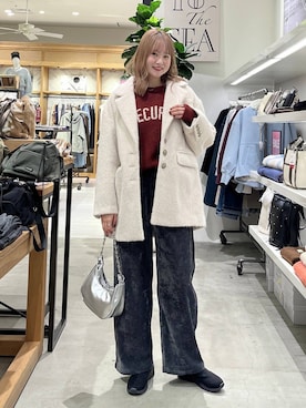 Haruneさん（レディース・167cm）の冬コーディネート