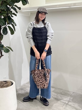 「アイテム（キャミソール）」を使った、Haruneさん（レディース・167cm・30代）の秋コーディネート