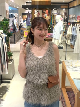 「アイテム（アンダーウェア）」を使った、Haruneさん（レディース・167cm）の夏コーディネート