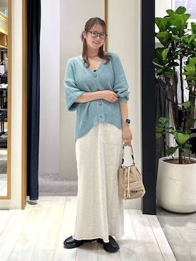 「アイテム（アンダーウェア、ブラック系）」を使った、Haruneさん（レディース・167cm）の秋コーディネート