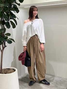 「アイテム（ブラジャー）」を使った、Haruneさん（レディース・167cm）の夏コーディネート